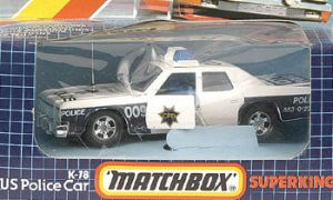 Matchbox Gran Fury Police Car - No.K-78-