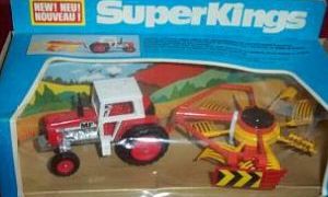 Matchbox Massey Ferguson Tractor and Rotary Rake - No.K-87-