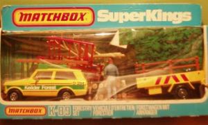 Matchbox Forestry Range Rover and Trailer - No.K-89-