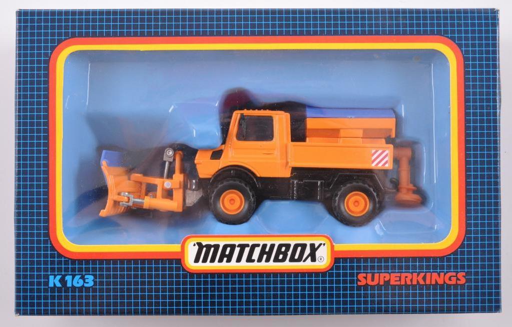 Matchbox Unimog Snow Plow - No.K-163
