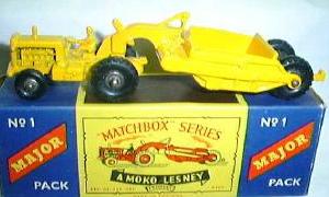 Matchbox Caterpillar Earth Scraper - No.M-1